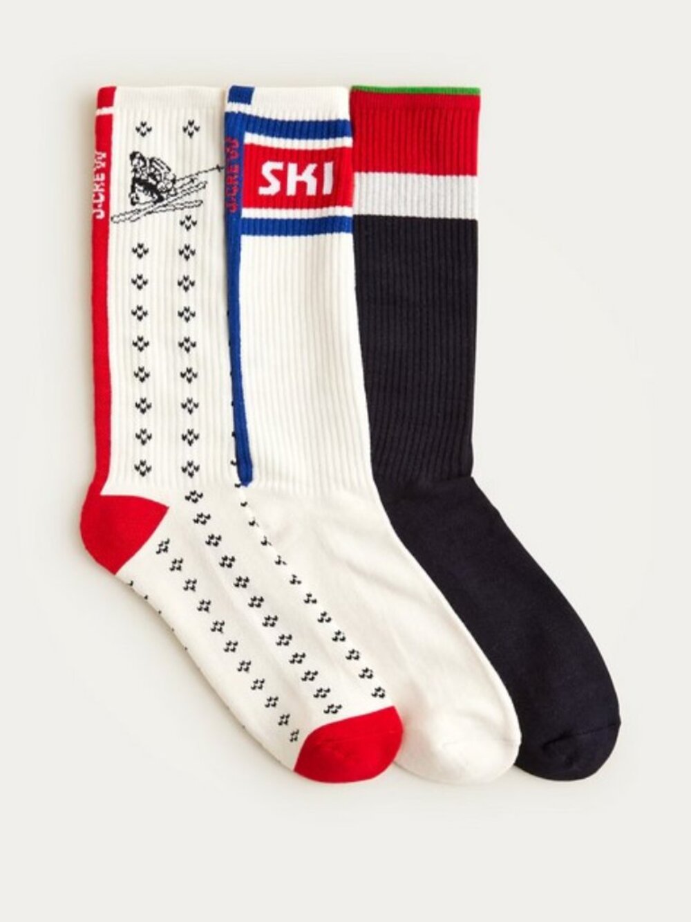 U.S. Ski & Snowboard by J.Crew cotton socks three-pack